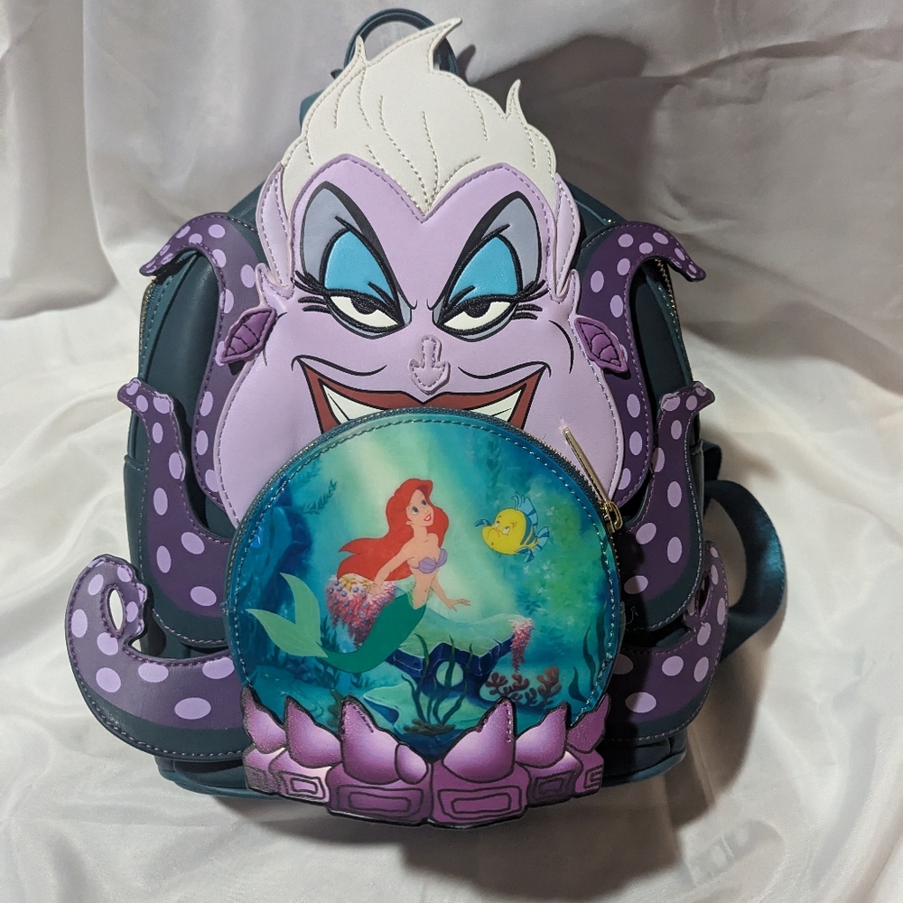 Disney Loungefly Little Mermaid Ariel Ursula mini backpack